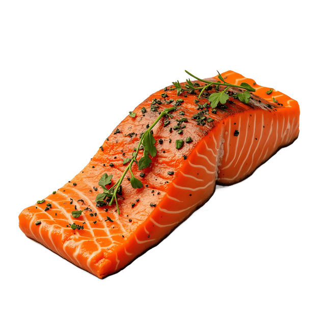 Free transparent PNG: Baked Salmon with Herbs PNG Clipart  Perfect for Seafood Dishes  Culinary Creations