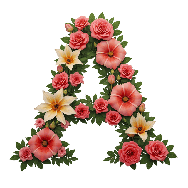 Free transparent PNG: Floral A Design with Roses and Lilies - PNG Transparent Background Floral Art