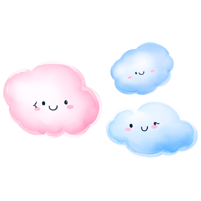 Free transparent PNG: Whimsical Floating Strokes PNG with Transparent Background