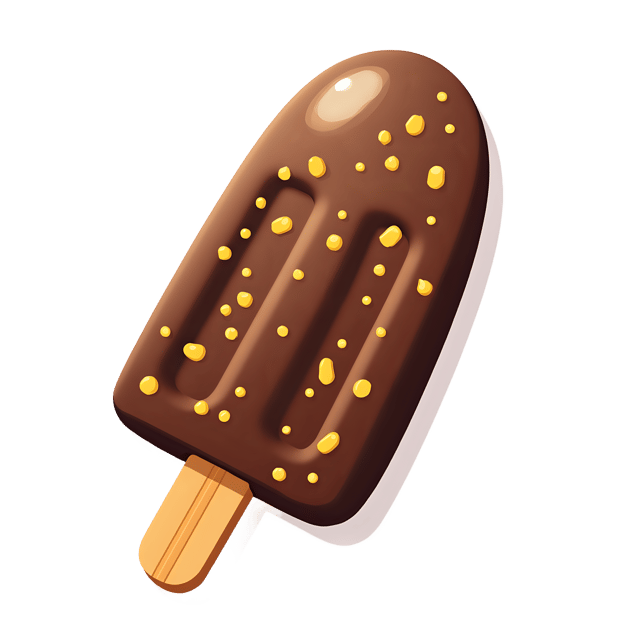 Free transparent PNG: Chocolate Ice Cream with Golden Sprinkles  Dessert Clipart, free downloadable png