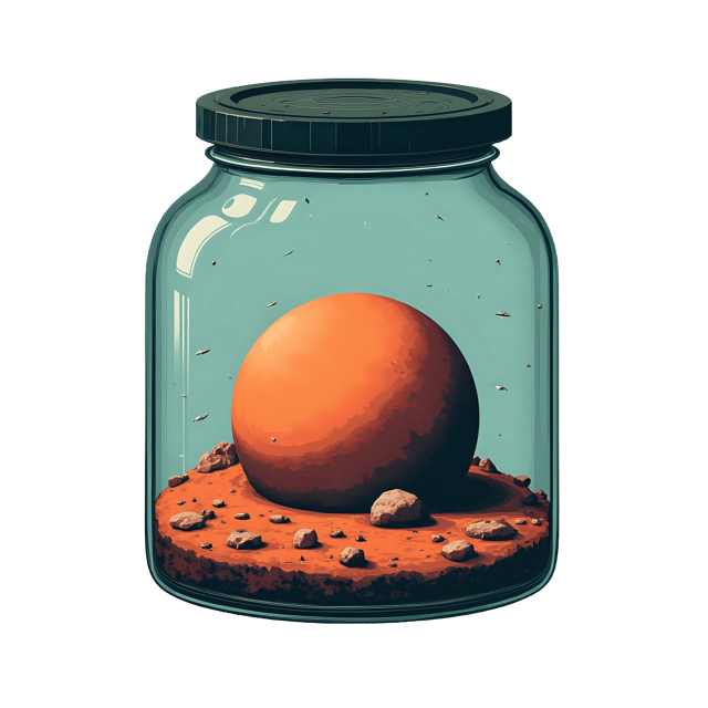 Free transparent PNG: Alien Planet Transparent Jar PNG for Creative and Decorative Use
