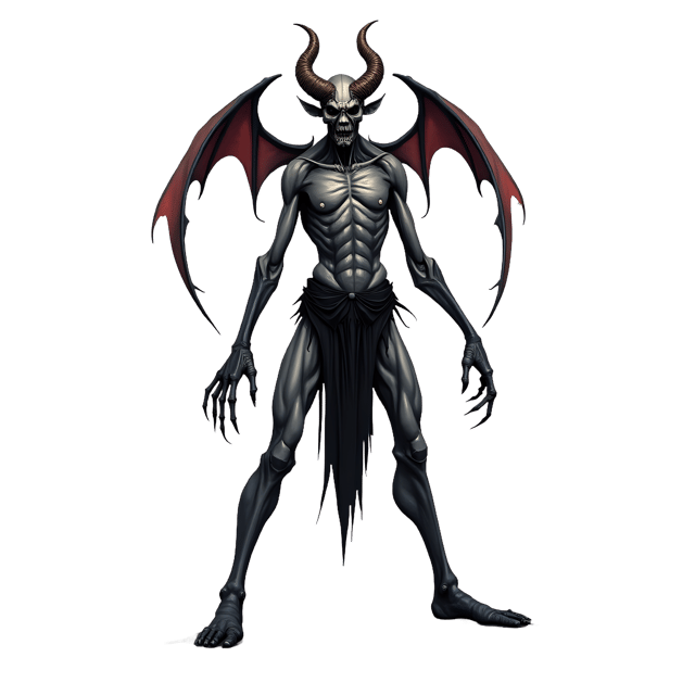Free transparent PNG: Demonic Figure PNG with Transparent Background for Art and Design