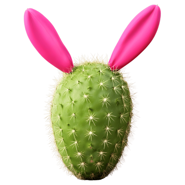 Free transparent PNG: Bunny Ear Cactus PNG Transparent Background Image for Digital Art and Crafts