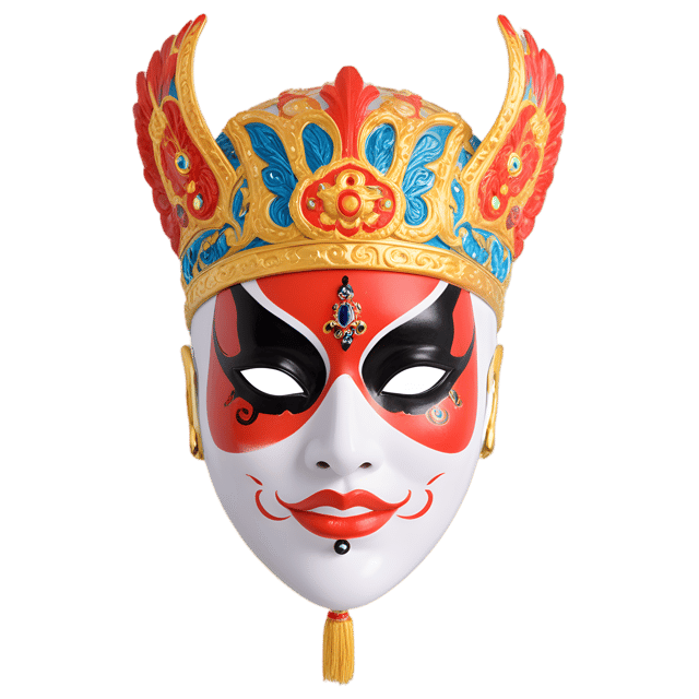 Free transparent PNG: Chinese Opera Mask Transparent PNG for Art and Design