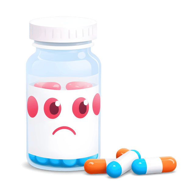 Free transparent PNG: Pill Bottle with Pills PNG Transparent Background