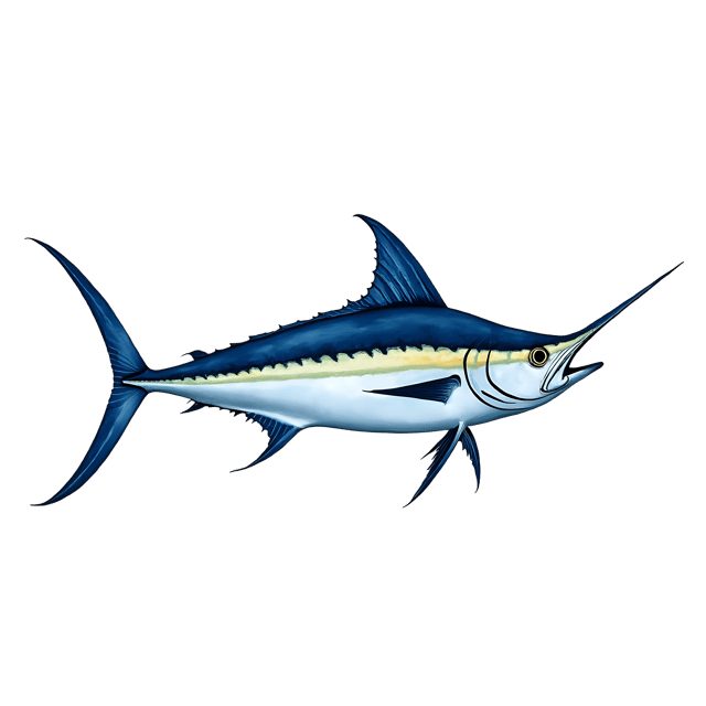 Free transparent PNG: Marlin Fish PNG Clipart  Perfect for Underwater Themes, Art, and Education