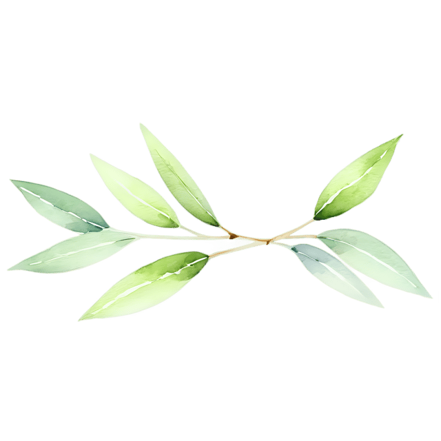 Free transparent PNG: Herbal Sprig Watercolor Illustration – Transparent PNG Design Element