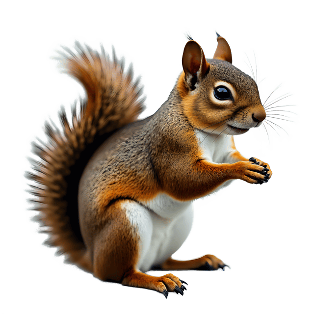 Free transparent PNG: Squirrel PNG Clipart  Ideal for Nature Themes, Crafts  Education