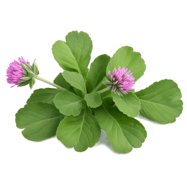 Free transparent PNG: Red Clover Herb PNG with Transparent Background for Visual Design
