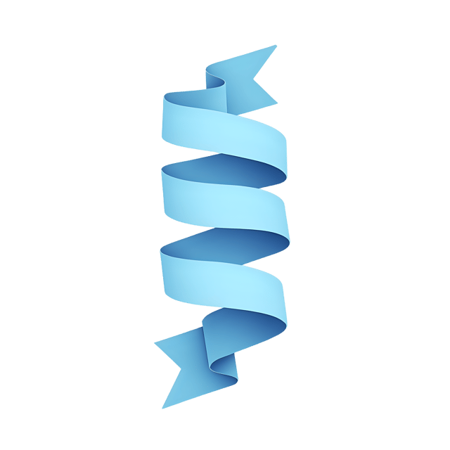 Free transparent PNG: Curved Ribbon Curl  Pastel Blue Design Clipart, free transparent png download