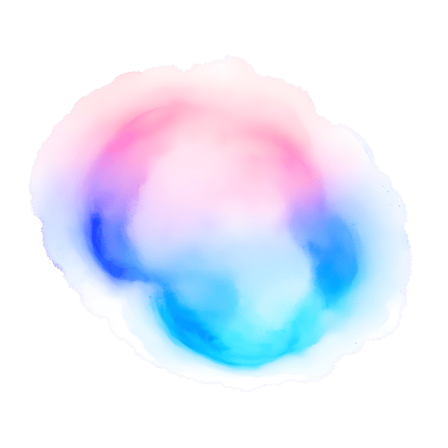 Free transparent PNG: Ethereal Forms Blending in Vibrant Motion PNG