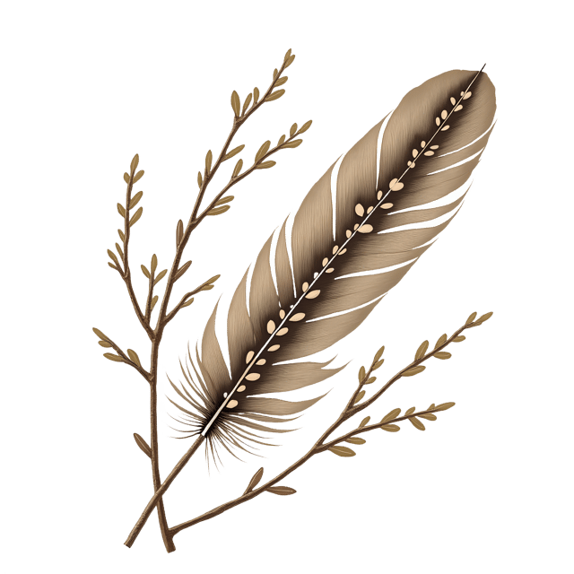 Free transparent PNG: Speckled Wing Feather Among Twigs  Bird Clipart, free transparent png download