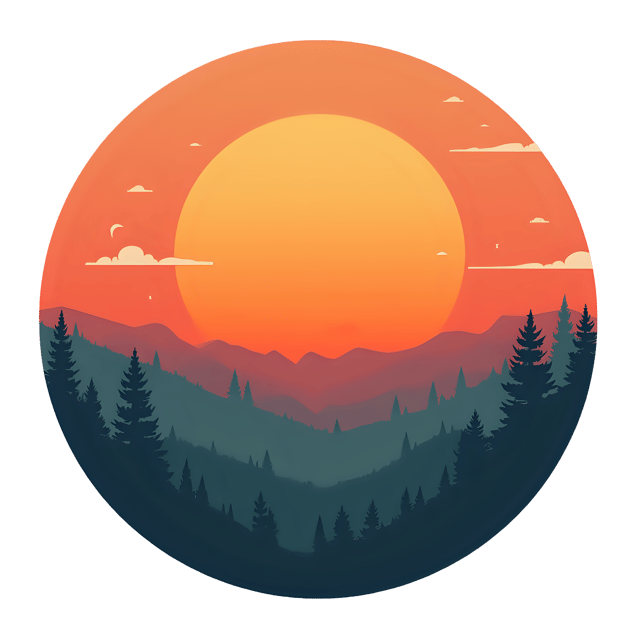 Free transparent PNG: Sunrise Horizon Landscape PNG  Perfect for Nature Scenes, Decor  Print