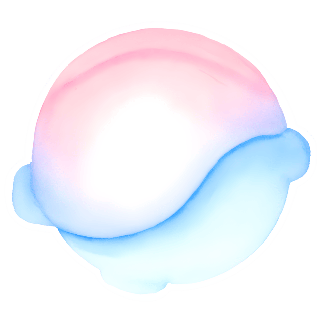 Free transparent PNG: Lush, Flowing Hues PNG with Transparent Background for Artistic and Decorative Uses