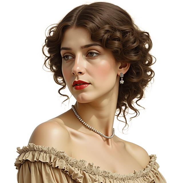 Free transparent PNG: Victorian Woman Portrait  Antique Sepia Tones Clipart, free download png