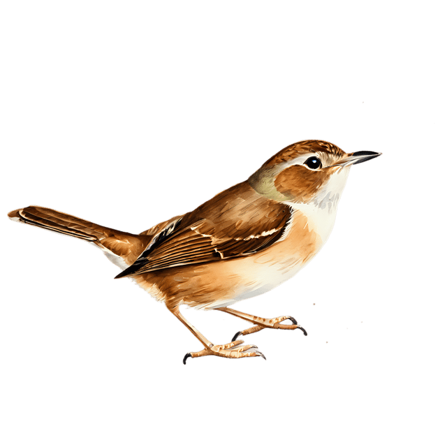 Free transparent PNG: Wren Bird Watercolor Illustration – Transparent PNG