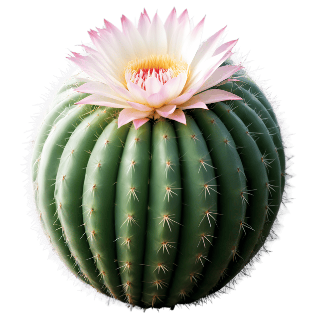 Free transparent PNG: Melocactus Cactus PNG with Transparent Background for Unique Plant Imagery