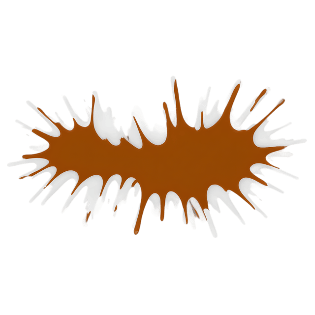 Free transparent PNG: Brown Color Splash PNG with Transparent Background for Design Use