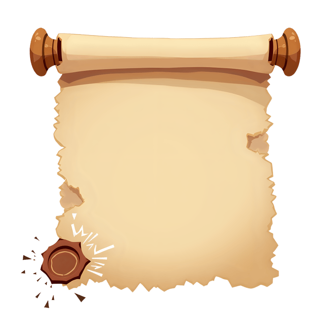 Free transparent PNG: Scroll with Broken Seal  Medieval Clipart, free downloadable png