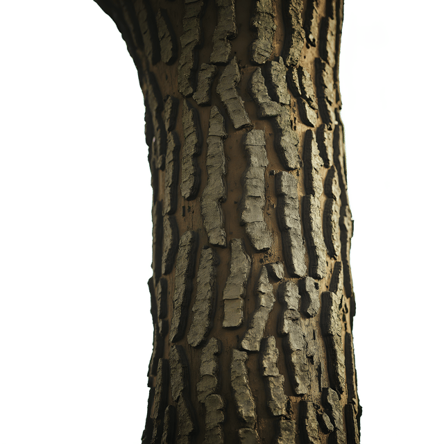 Free transparent PNG: Bark of a Tree Showing Intricate Patterns and Textures PNG Transparent Background