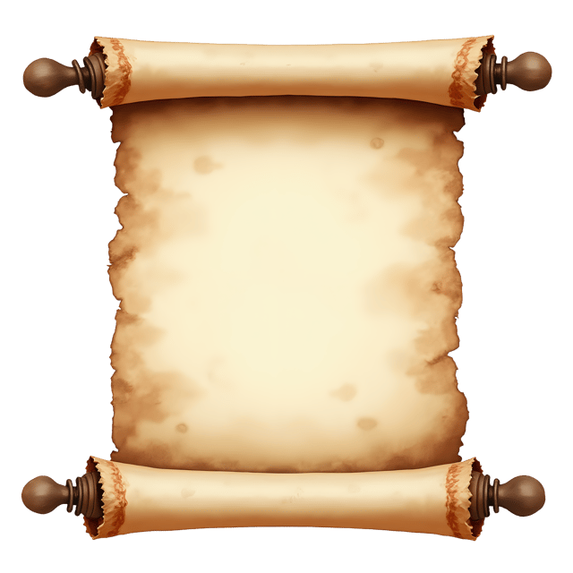 Free transparent PNG: Ancient Paper Scroll  Historical Clipart, free transparent png download