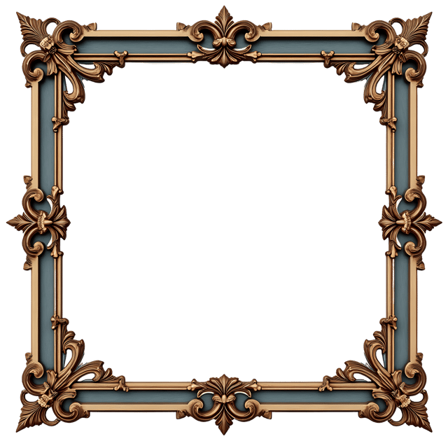 Free transparent PNG: Ornate Frame PNG Clipart  Ideal for Decor, Invitations  Crafting