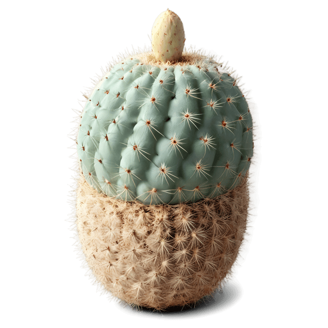 Free transparent PNG: Copiapoa Cactus PNG with Transparent Background for Botanical Art and Design