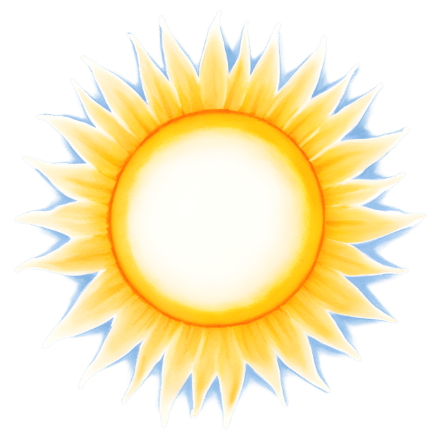 Free transparent PNG: Sunshine Through Clear Blue Sky PNG with Transparent Background for Nature and Weather Imagery