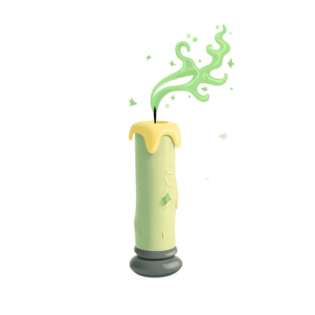 Free transparent PNG: Candle with Green Smoke Trail  Free Downloadable PNG Clipart