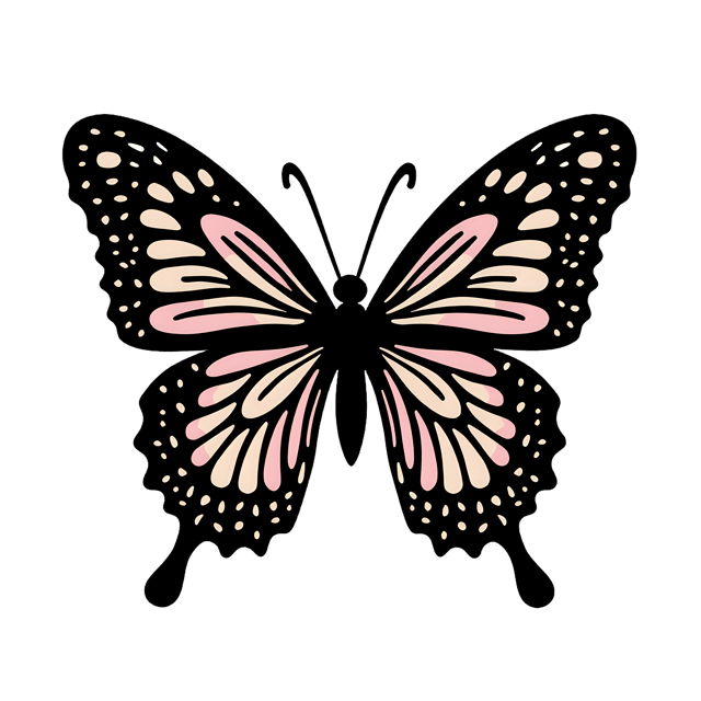 Free transparent PNG: Boho Butterfly Piece  Artistic Clipart, free download png