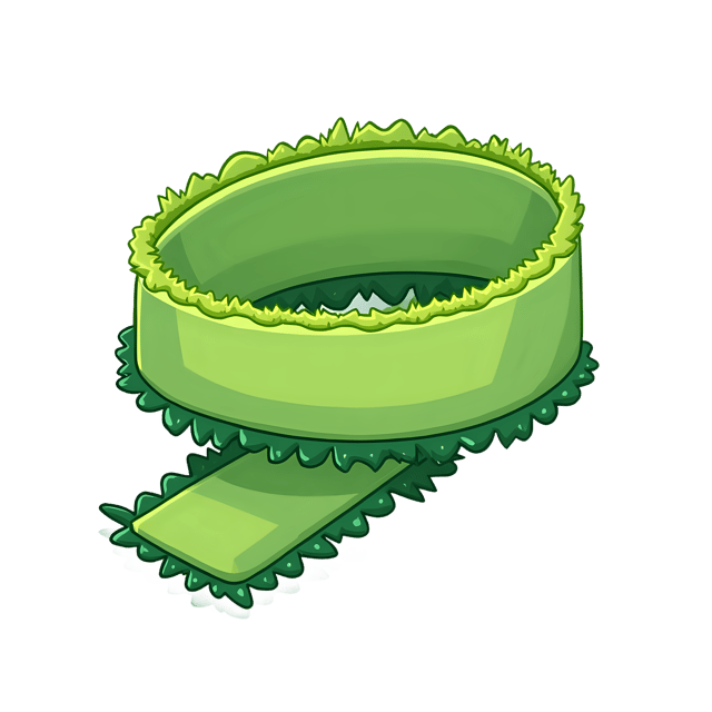 Free transparent PNG: Frayed Green Ribbon  Handmade Craft Clipart, free downloadable png