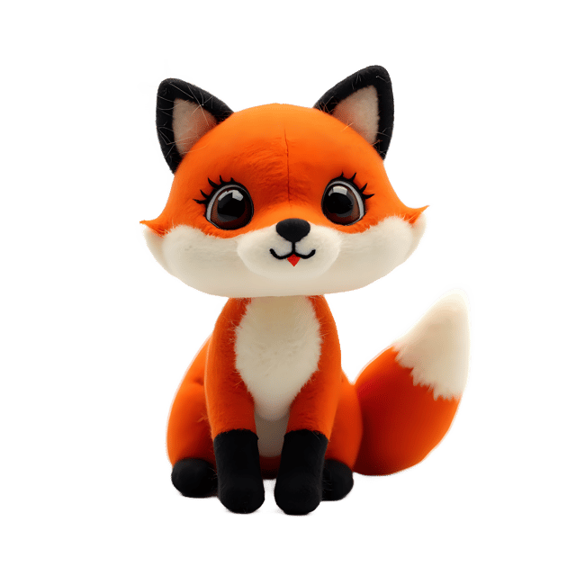 Free transparent PNG: Needle-Felted Fox PNG with Transparent Background for Art and Crafts