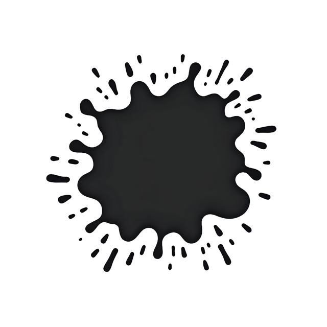 Free transparent PNG: Paper with Ink Blot  Handmade Art Clipart, free downloadable png