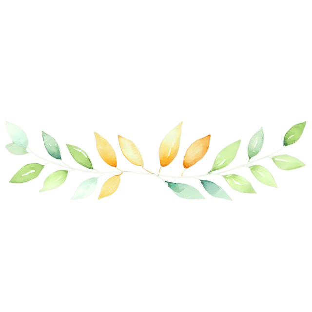 Free transparent PNG: Watercolor Vine Divider Design – Transparent PNG Illustration for Crafts & Decor