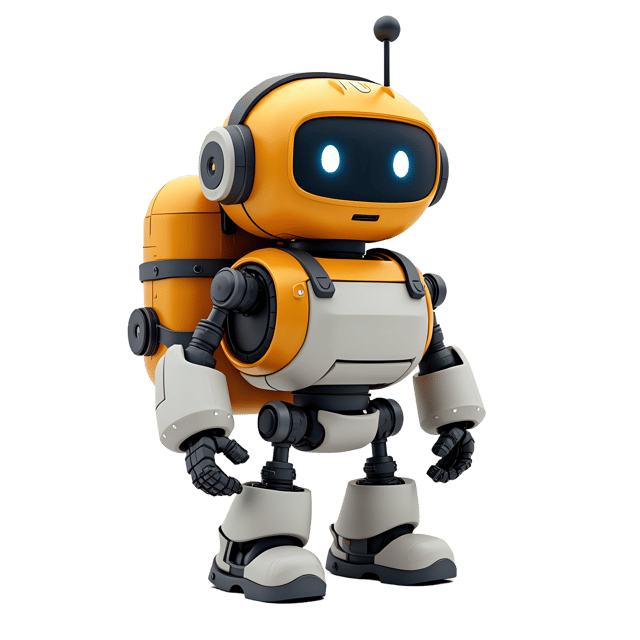 Free transparent PNG: Robot with Backpack  Educational Clipart, free download png