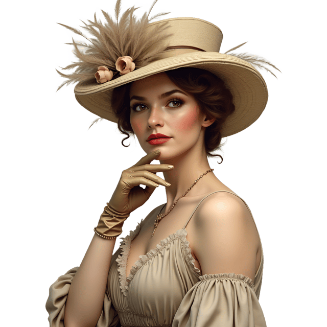 Free transparent PNG: Victorian Woman Portrait  Elegant Antique Clipart, free download png