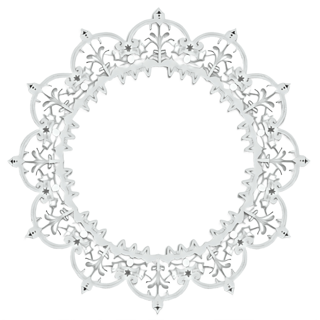 Free transparent PNG: Lace Doily Frame PNG Clipart  Perfect for Crafting and Decor