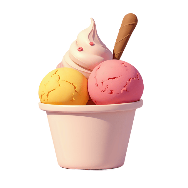Free transparent PNG: Gelato Cup  Dessert Clipart, free downloadable png