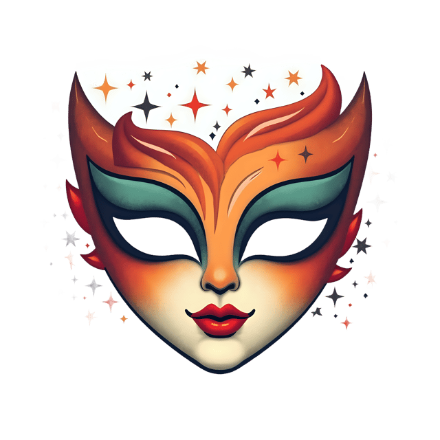 Free transparent PNG: Star Face Mask PNG with Transparent Background for Creative Use