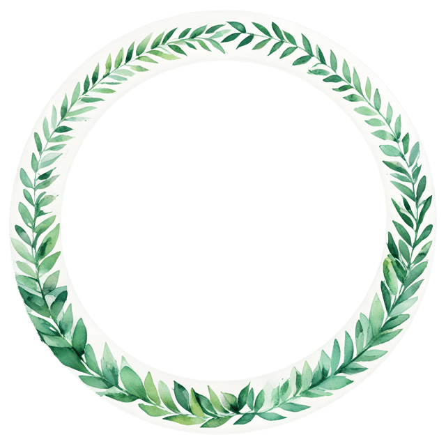 Free transparent PNG: Circular Horizon with Lush Greenery PNG for Nature and Decorative Uses