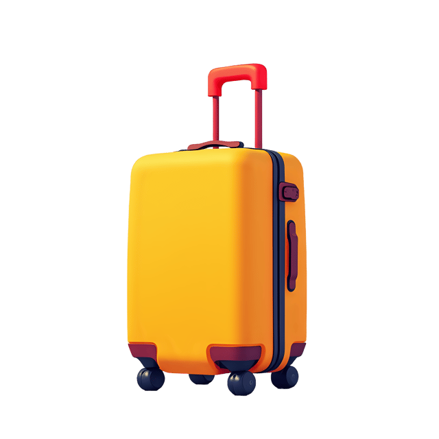 Free transparent PNG: Bright Color Suitcase  Travel Clipart, free transparent png download