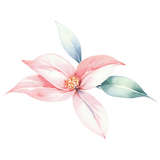 Free transparent PNG: Watercolor Floral Swirl PNG – Transparent Background Artwork