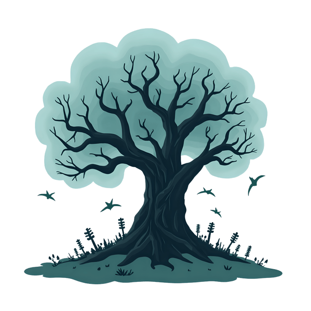 Free transparent PNG: Fog Swirling Around Haunted Tree  Spooky Clipart, free downloadable png
