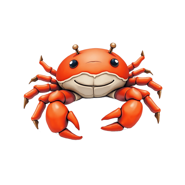 Free transparent PNG: Amigurumi Crab  Handmade Crochet Clipart, free download png