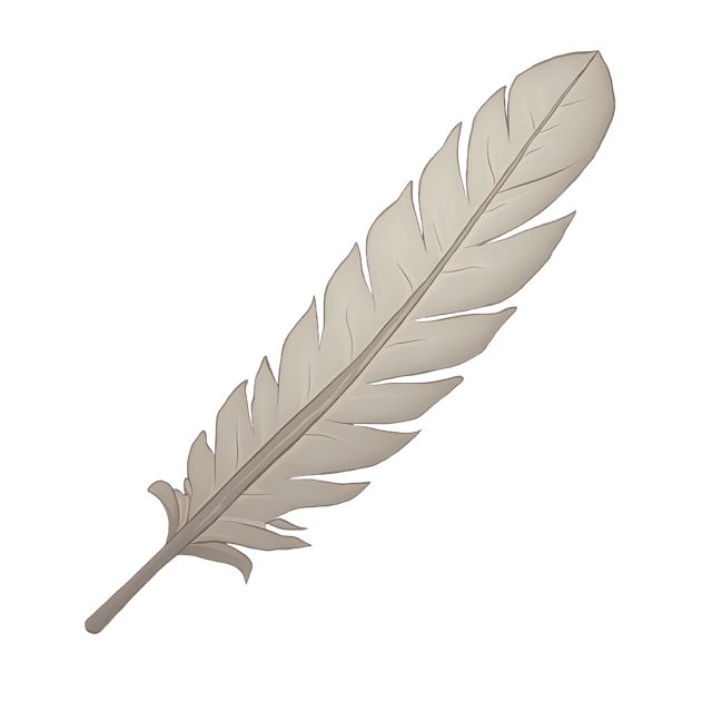 Free transparent PNG: Curved Flight Feather  Bird Clipart, free downloadable png