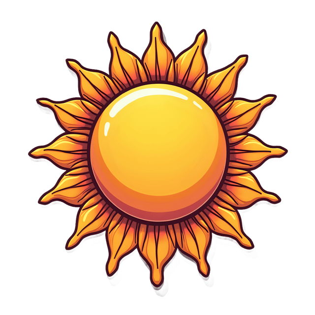 Free transparent PNG: Boho Sun Mirror  Decorative Art PNG, free download for crafting