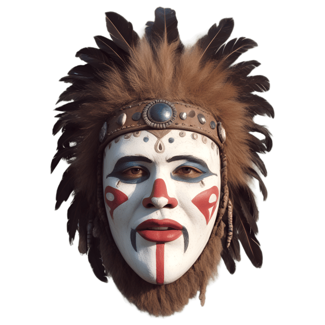 Free transparent PNG: Siberian Shaman Mask PNG with Transparent Background