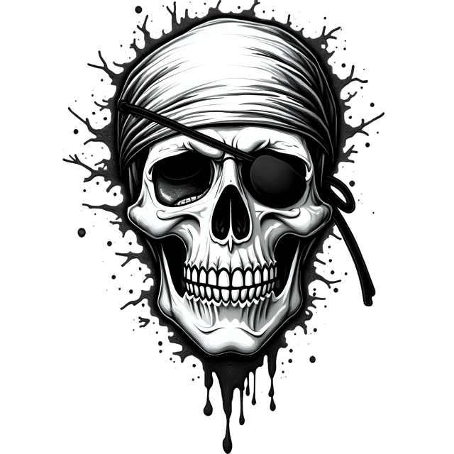 Free transparent PNG: Pirate Eyepatch Vector Illustration for Nautical Themes and Accessories