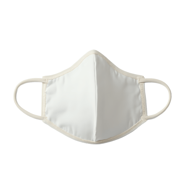 Free transparent PNG: White Cotton Mask PNG with Transparent Background