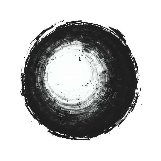 Free transparent PNG: Round Ink Blot with Sketch Marks  Artistic Design Clipart, free downloadable png